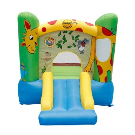 Napihljiv trampolin GIRAFFA za otroke - HAPPY HOP