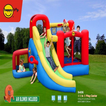 Napihljiv trampolin 11 in 1 za otroke - HAPPY HOP