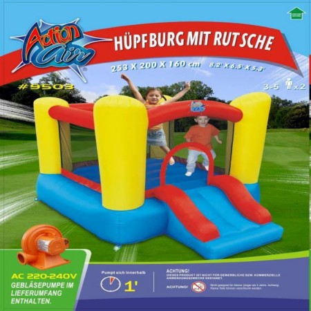 Napihljiv trampolin SCIVOLINO za otroke - HAPPY HOP