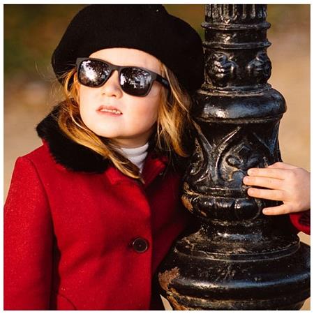 Polarizirane sunčane naočale za djecu VIP Black - Black - Shadez