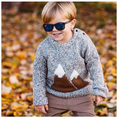 Polarizirane sunčane naočale za djecu VIP Black - Blue - Shadez