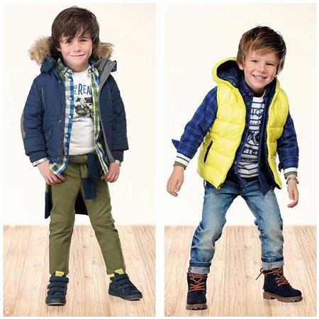 Usnjeni piščančki v modri barvi za fante - Mayoral