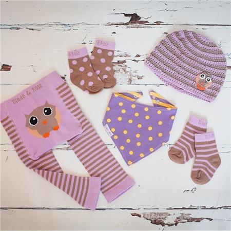Nogavičke za deklice Owl (SOCK-OWL) - Blade&Rose