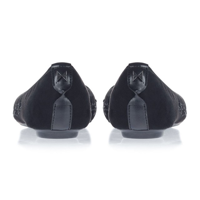 Balerinke s spominsko peno za ženske CHRISTINA Black - Butterfly Twists