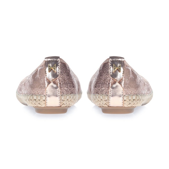 Balerinke za ženske GIGI Rose Gold - Butterfly Twists