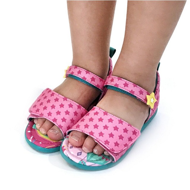 Platneni sandali Glee za punce v potisku Fairytale - Chooze