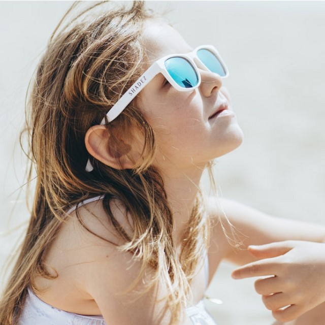 Polarizirana sončna očala za otroke VIP White - Ocean - Shadez