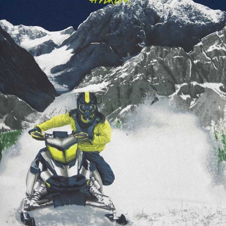 Majica z dolgimi rokavi SNOWMOBILE za fante, od blizu - Mayoral