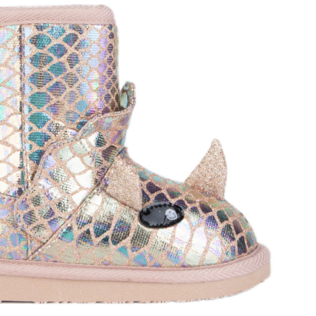 Notranje kosmateni avstralski škornji za punce Dinosaur Multi - Conguitos