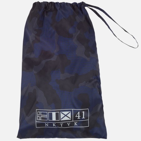 Modra puhasta zimska bunda s kapuco za fante bag - Mayoral