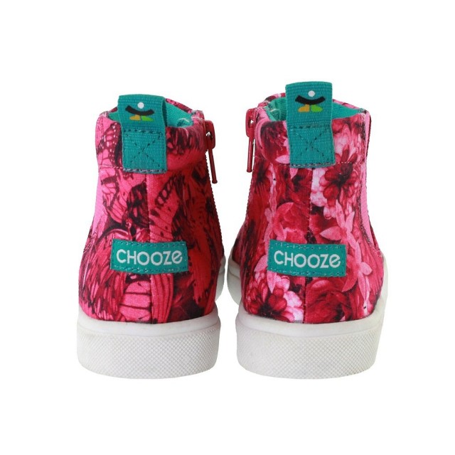 Slip-on visoke superge Rocket za punce v potisku Ascend Pink - Chooze