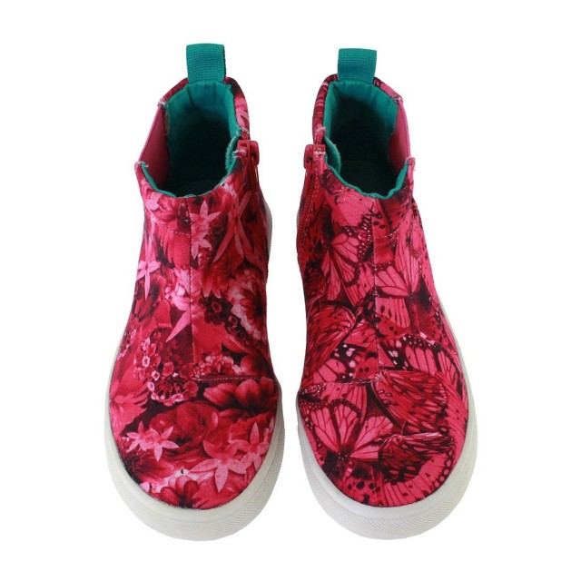 Slip-on visoke superge Rocket za punce v potisku Ascend Pink - Chooze