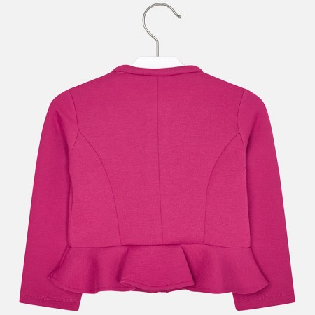 Roza jakna z naborki za punce, hrbtna stran - Mayoral