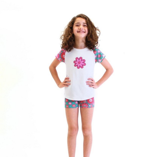 Športna majica s kratkimi rokavi za punce Illuminate - Chooze