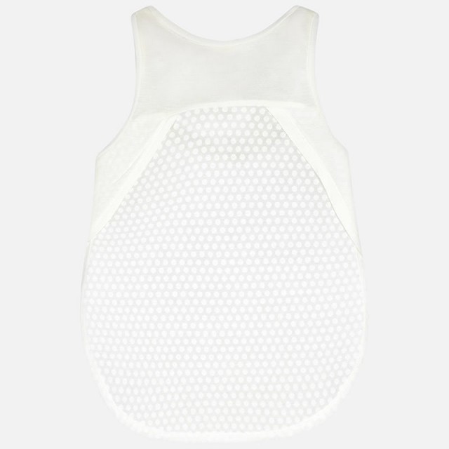 Bel top s potiskom v oranžni barvi za punce - Mayoral