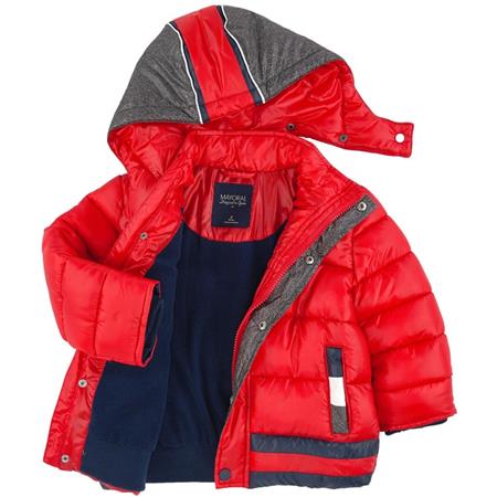 Rdeča zimska puhovka za fante - Mayoral
