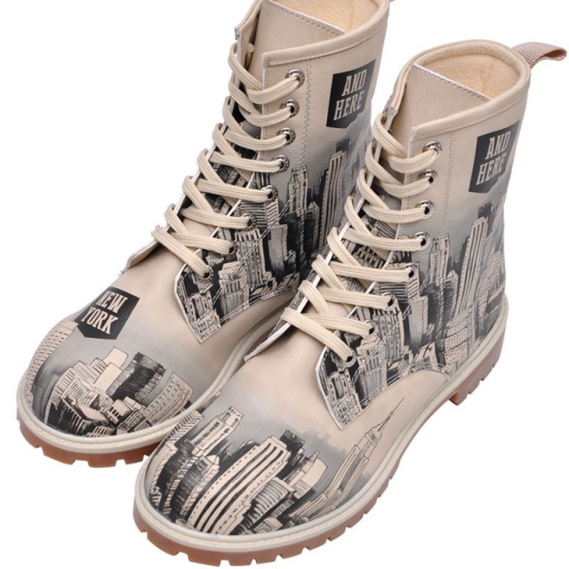 Gležnjače s podstavom - motiv za dečke NEW YORK SKYLINE main - DOGO