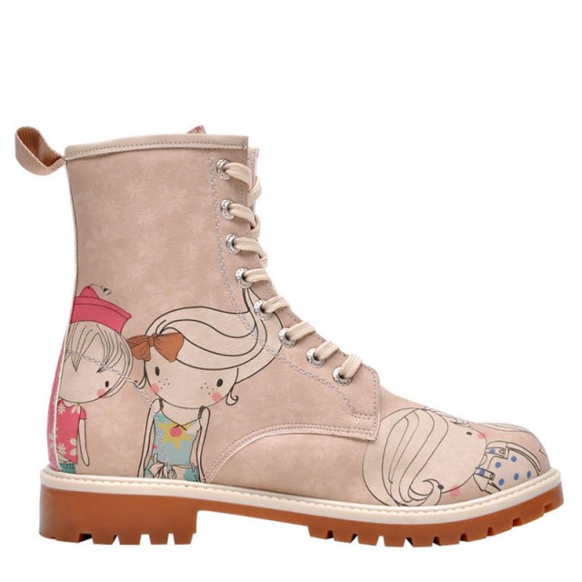 Gležnjače s podstavom - motiv za žene i cure MY OLD FRIENDS lijevi - DOGO