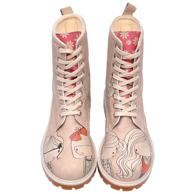 Gležnjače s podstavom - motiv za žene i cure MY OLD FRIENDS front - DOGO