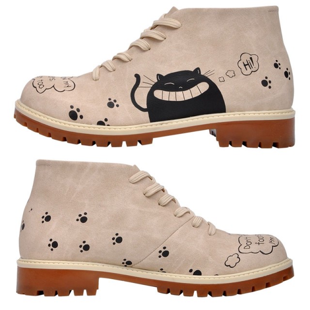 Podloženi gležnjarji s potiskom FOLLOW MY STEPS za ženske - DOGO