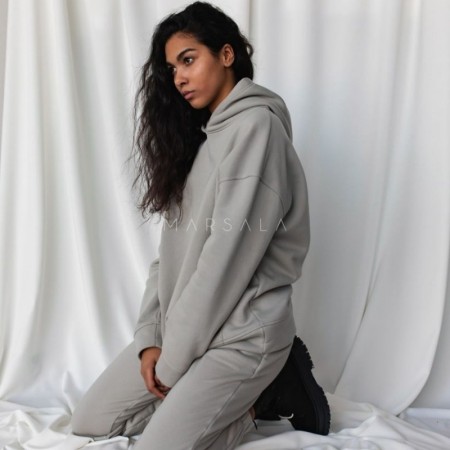 Pulover s kapuco CARDIFF Ice flow - By Marsala