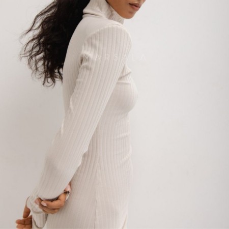 Oprijeta obleka PATRIZIA Beige - By Marsala