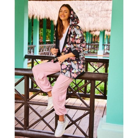 Obojestranska jakna za ženske Key to Happiness - Naoko