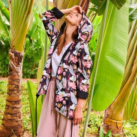 Obojestranska jakna za ženske Key to Happiness - Naoko