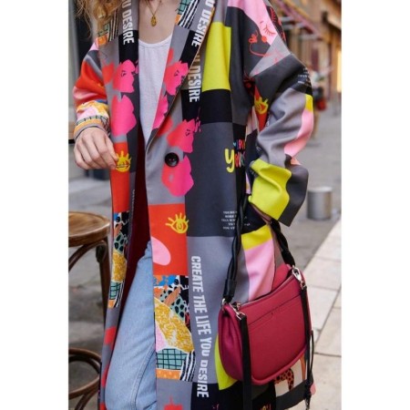 Potiskan plašč Not So Ordinary - NAOKO