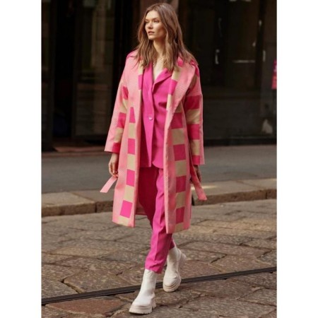 Potiskan plašč The Pink Escape - NAOKO