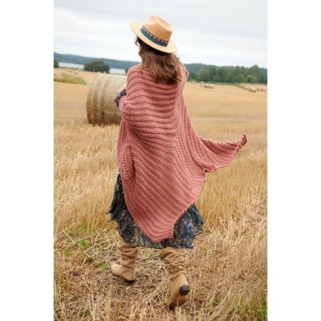 Dolga pletena jopa Spice It Up za ženske - Naoko