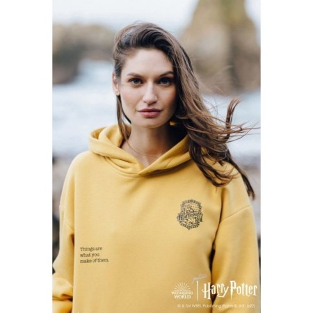 Pulover s kapuco Hufflepuff - NAOKO