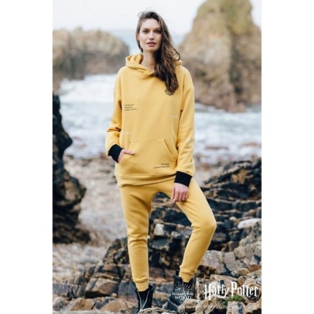 Pulover s kapuco Hufflepuff - NAOKO