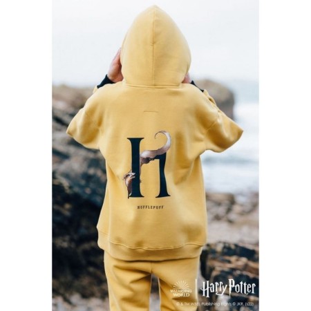 Pulover s kapuco Hufflepuff - NAOKO
