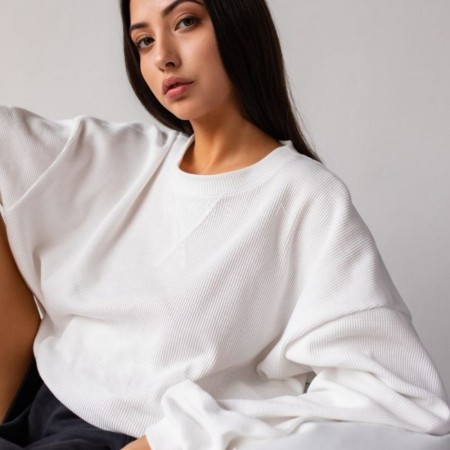 Pulover Distant White - By Marsala