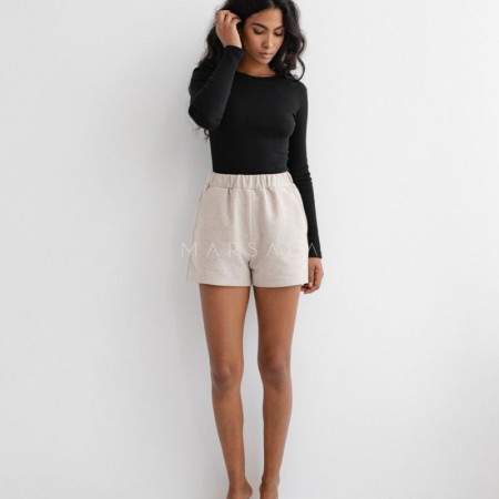 Rebrasta majica Moody Totally Black - By Marsala