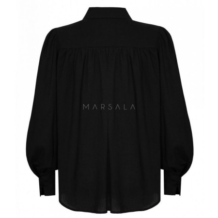 Bombažna srajca za ženske Libre Black - By Marsala