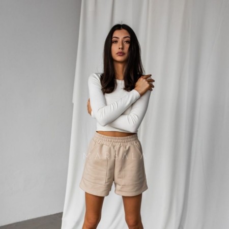 Bombažen top Crisp Vanilla- By Marsala