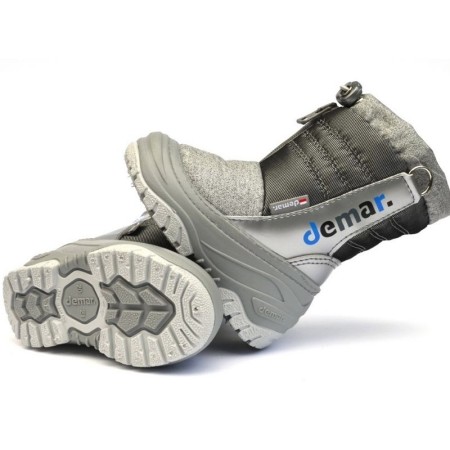 Zimski škornji z volnenim vložkom Teddy Silver za otroke - Demar