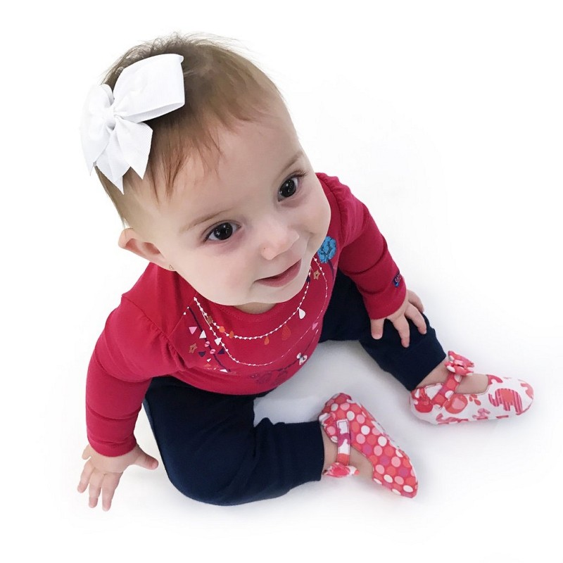 Pamučne papuče s vrpcom za cure Extend Coral - Chooze