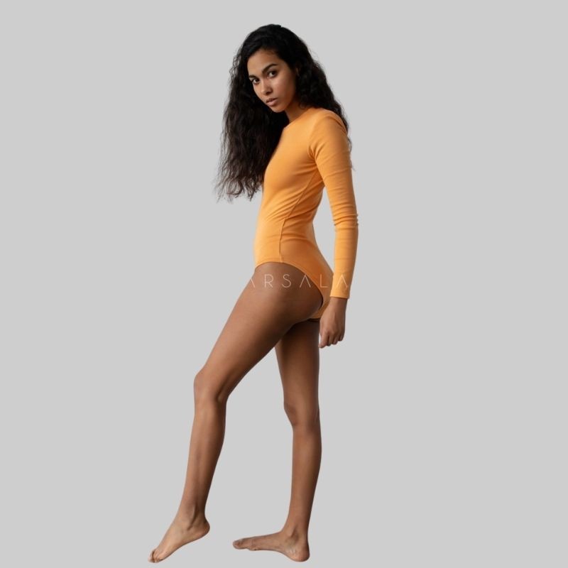 Bombažen body Condition Peach - By Marsala