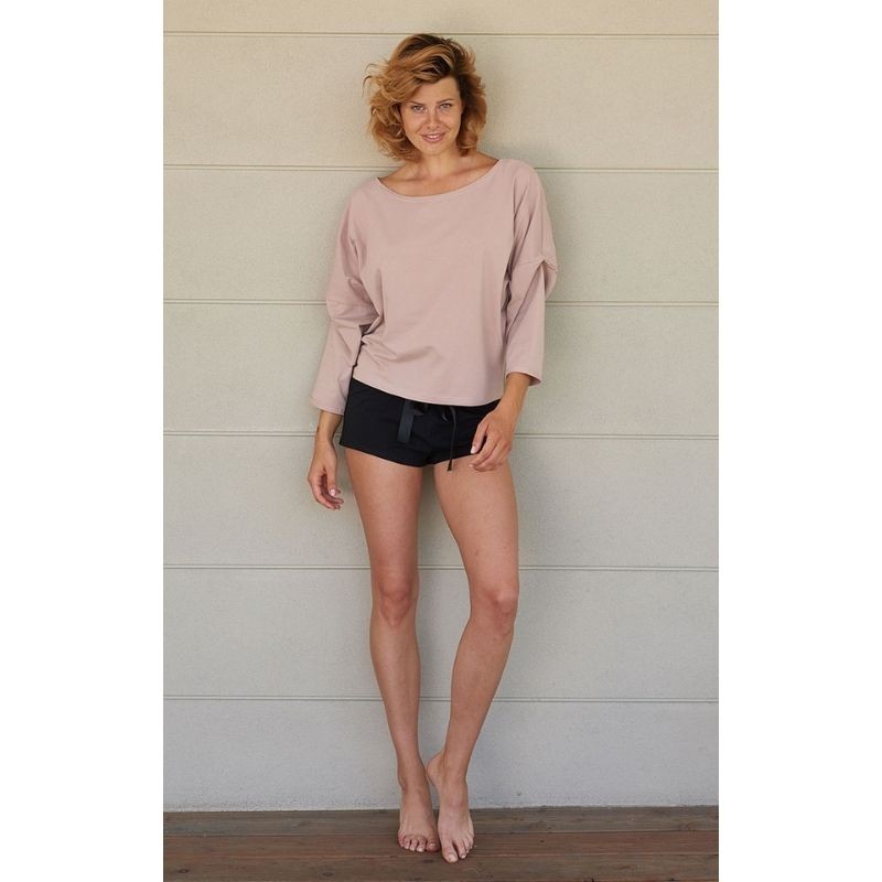 Dvodelna poletna pižama za ženske Nude Mood - Sleepless in Warsaw