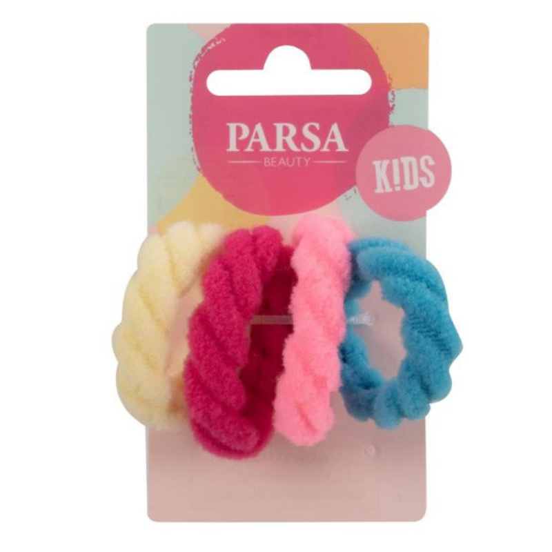 Komplet štirih elastik za lase Fuzzy Mix