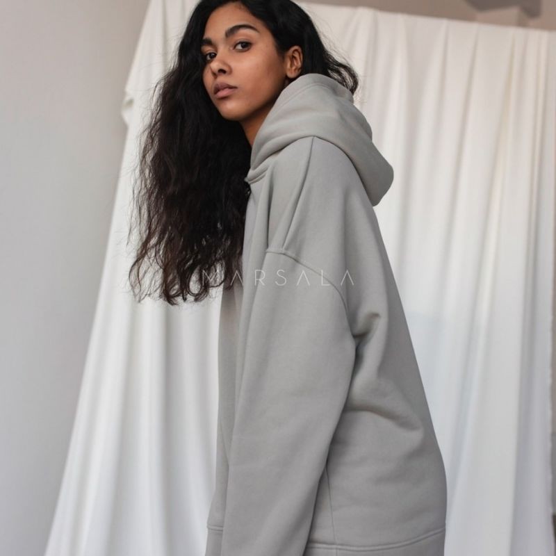 Pulover s kapuco CARDIFF Ice flow - By Marsala