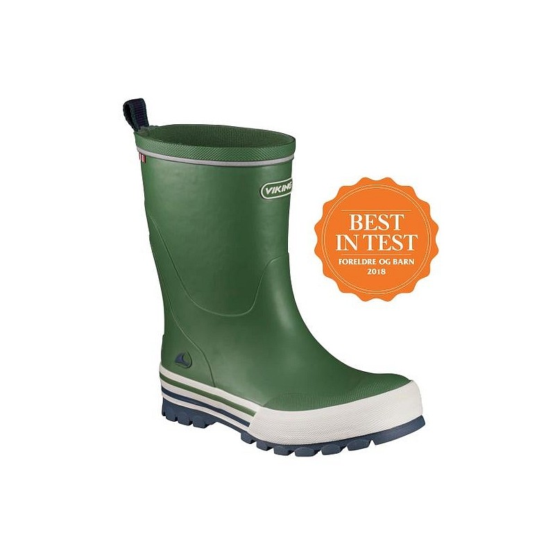 Dežni škornji Jolly v zeleni barvi za otroke - Viking