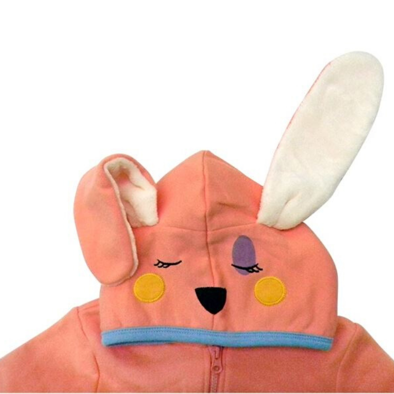 Kosmatena jopica z ušeski BUNNY HOODIE za punčke - Blade