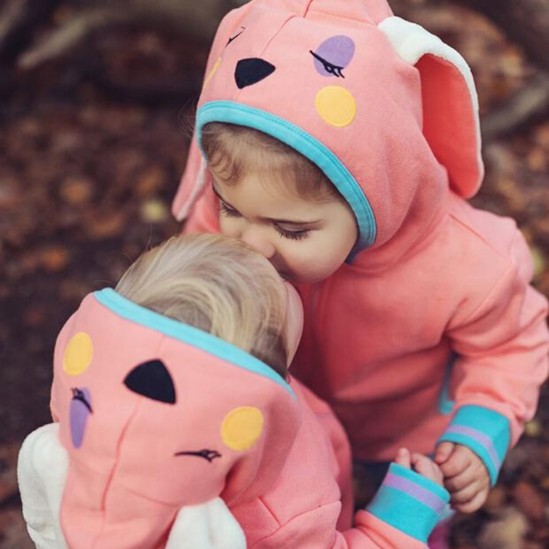 Hoodie z ušeski BUNNY HOODIE za punčke - Blade