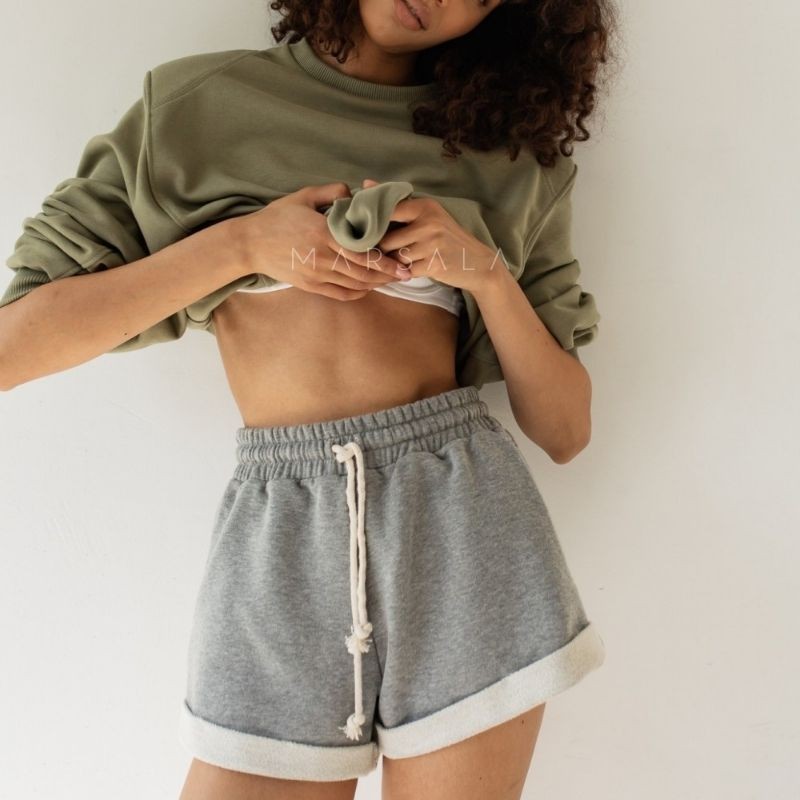 Kratke hlače Bunches Grey - By Marsala