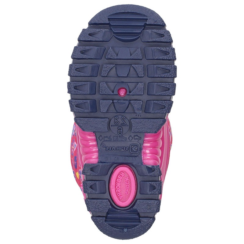 Zimski škornji za punce z volno MAJA v sivi barvi - Spirale