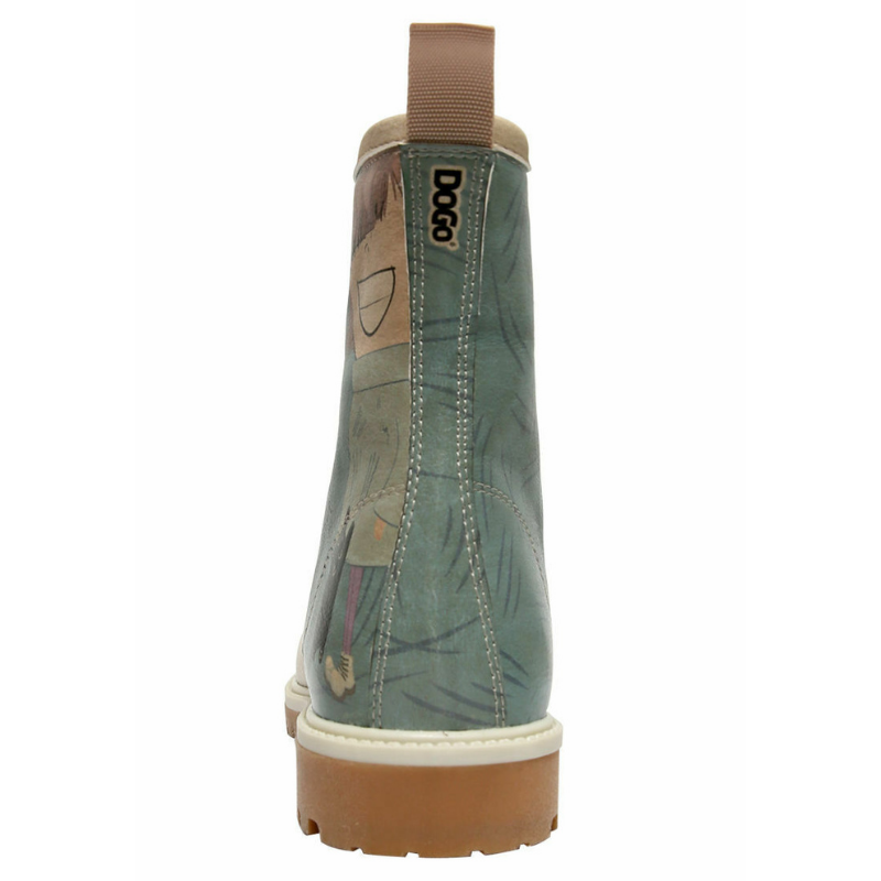 Podloženi škornji s potiskom CAT MOM - DOGO